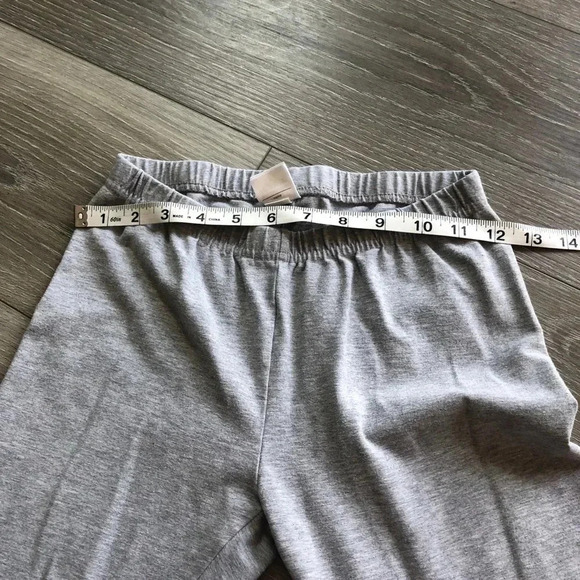 Hanna Andersson Heather Gray Classic Leggings Girls Size 12 - Picture 5 of 8
